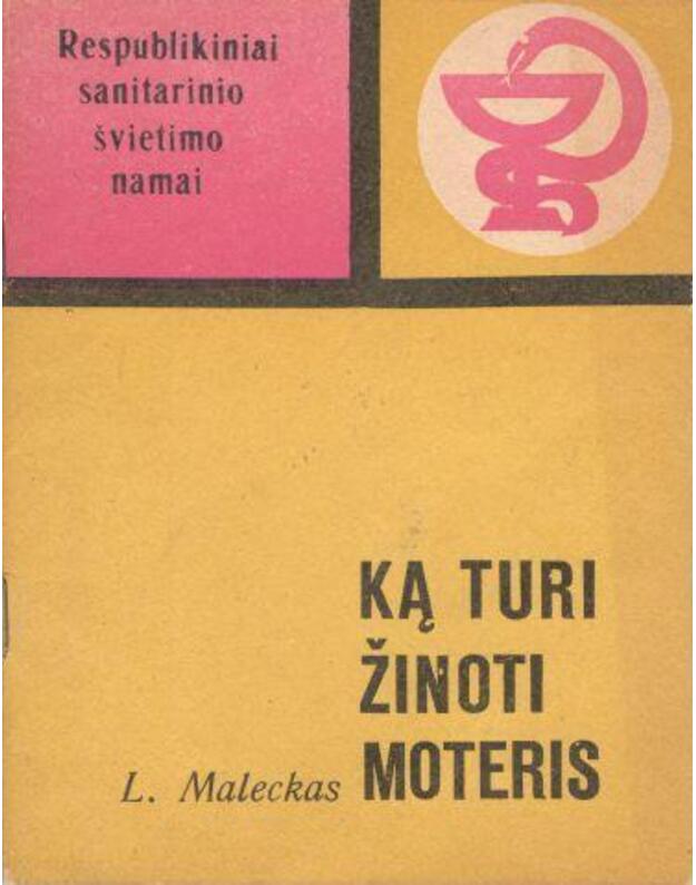Ką turi žinoti moterys / 1973 - Maleckas L.
