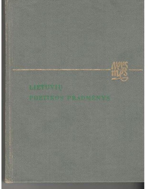 Lietuvių poetikos pradmenys / Versmės - Autorių kolektyvas