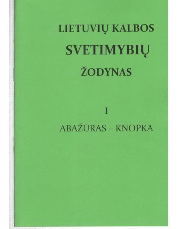 Lietuvių kalbos svetimybių žodynas - Noreikis Daugvardas