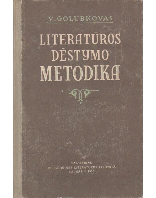 Literatūros dėstymo metodika - Golubkovas V.
