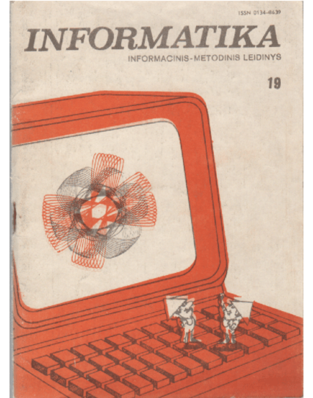 Informatika Nr. 19 / 1991 - Lietuvos Mokslų Akademija, Matematikos ir informatikos institutas