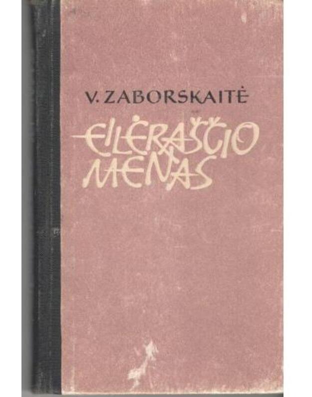 Eilėraščio menas / 1965 - Zaborskaitė Vanda
