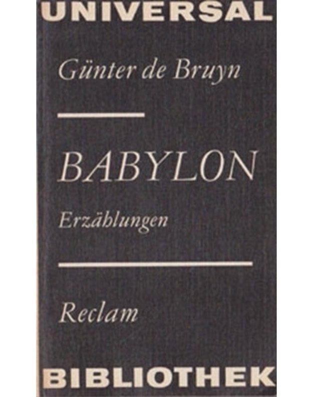 Babylon - Günter de Bruyn