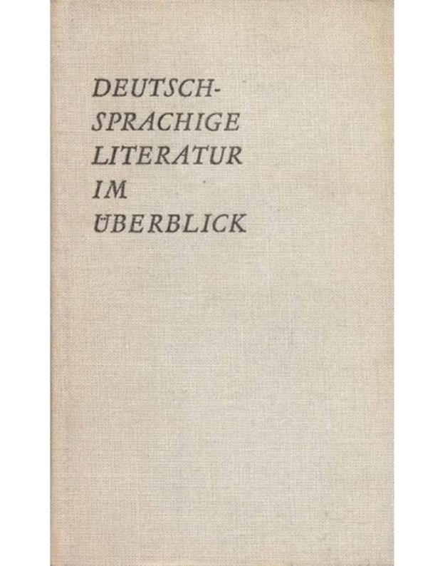 Deutsch-Sprachige Literatur im Überblick - Friedrich Wolf