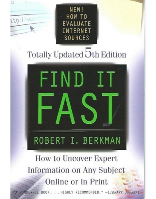 Find it fast - Robert I. Berkman