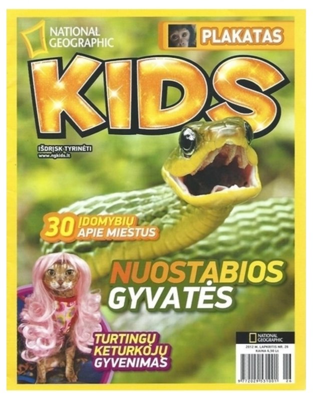 Kids 2012 lapkritis, nr. 26 - National Geographic