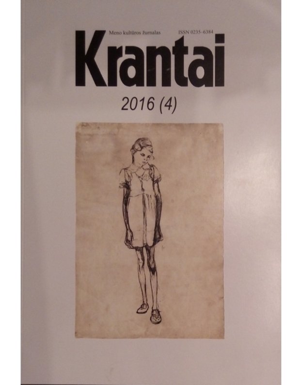 Krantai 2016 / 4. Meno kultūros žurnalas. Krantai 161 - Šabasevičius Helmutas, vyr. redaktorius