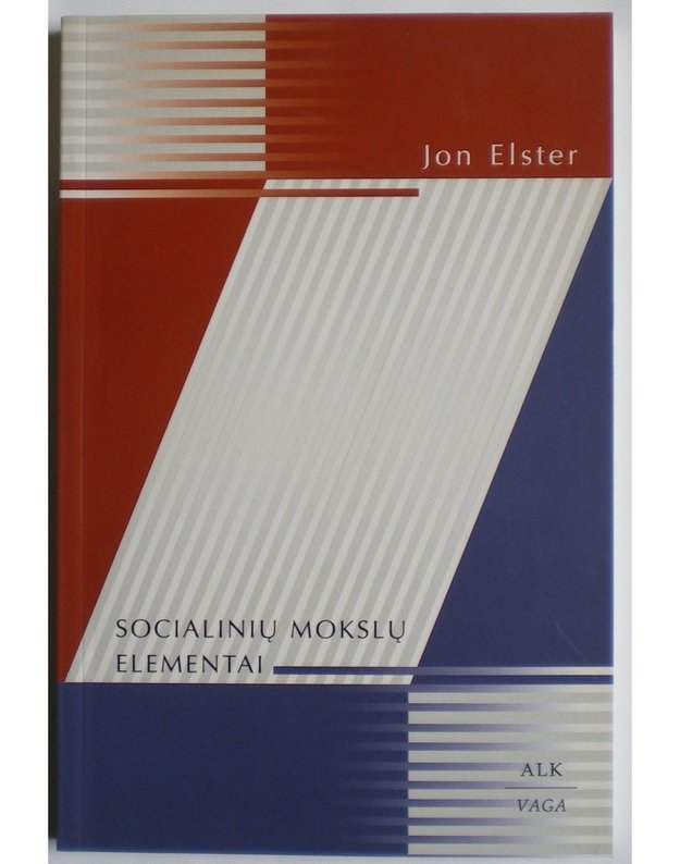 Socialinių mokslų elementai - Elster Jon 