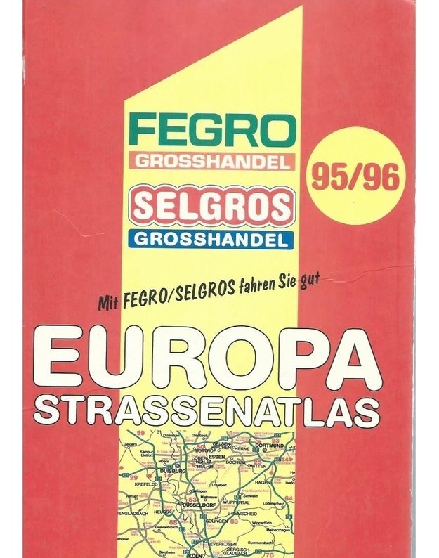 Straßenatlas Deutschland, Österreich, Schweiz, Europa 95/96 - 