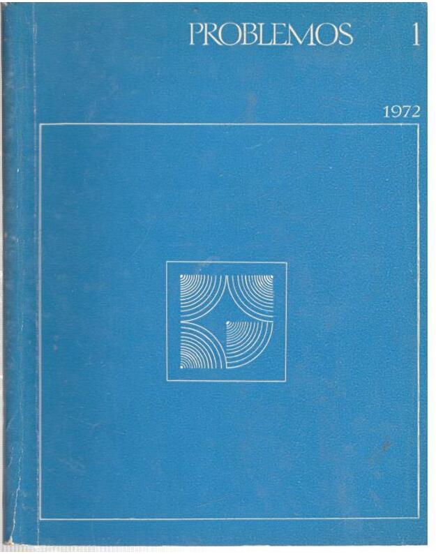 Problemos 1-1972. Mokslinis leidinys - Redakcinė kolegija