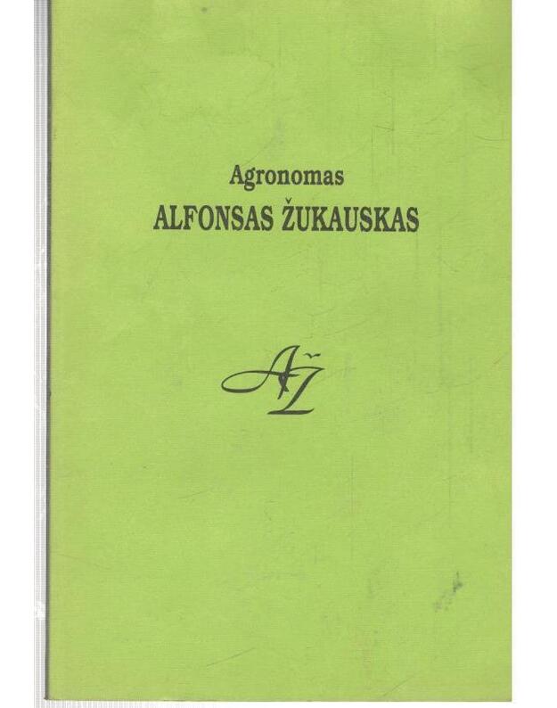 Agronomas Alfonsas Žukauskas - Redaktorių kolegija