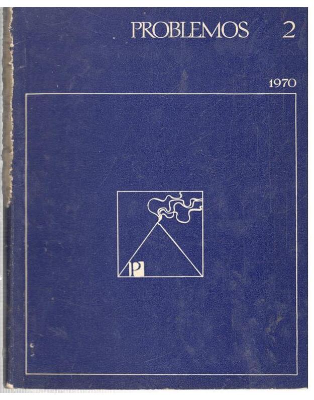 Problemos 2-1970. Mokslinis leidinys - Redakcinė kolegija
