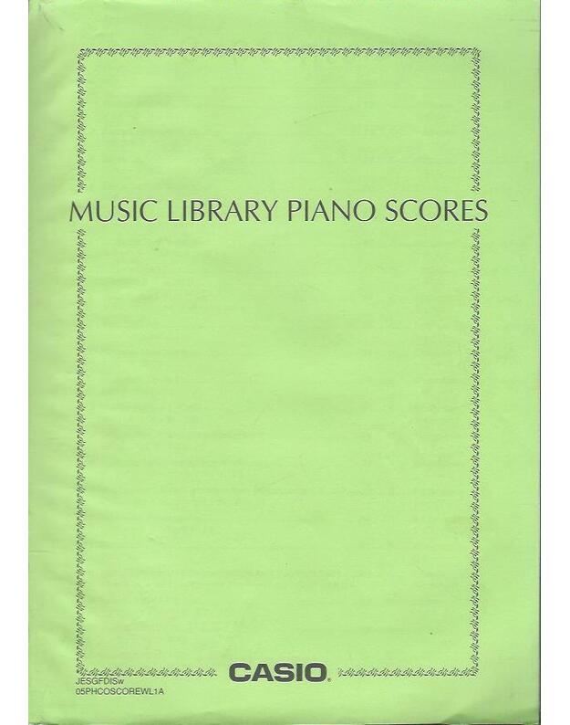 Music library piano scores - 