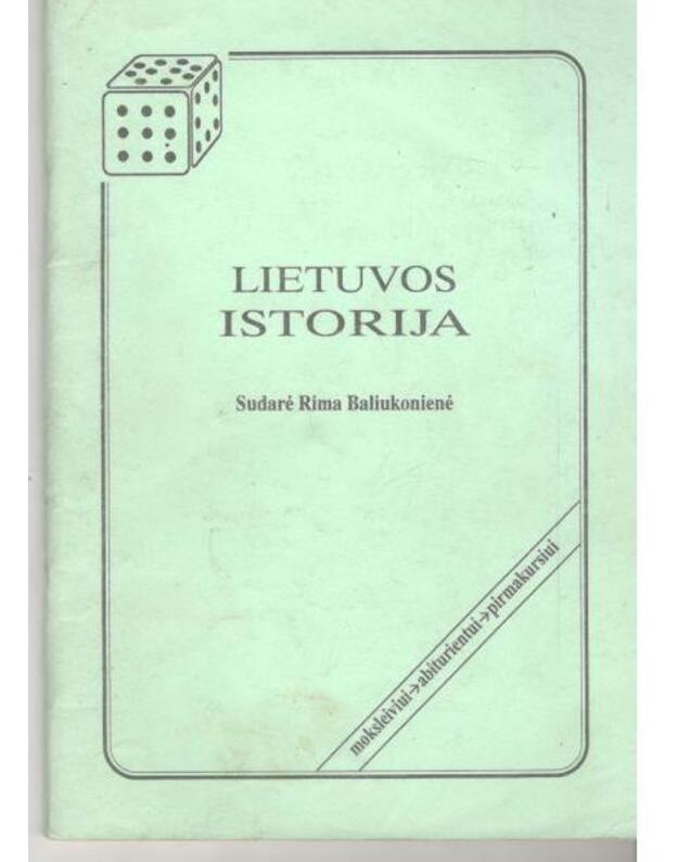 Lietuvos istorija - Baliukonienė Rima