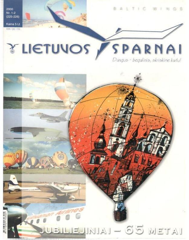 Lietuvos sparnai 2000/1-2. Baltic Wings - Jankienė Vilma, žurnalo direktorė