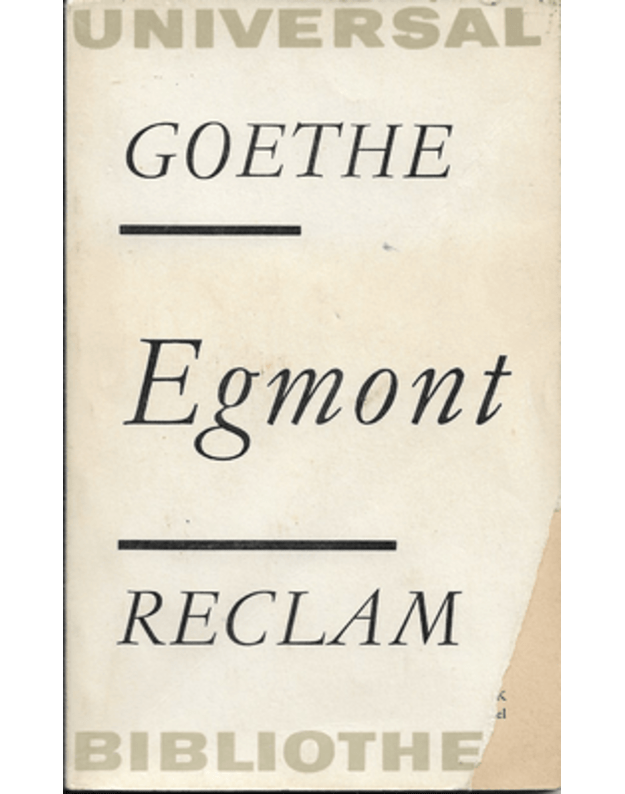 Egmont - Goethe J. W.