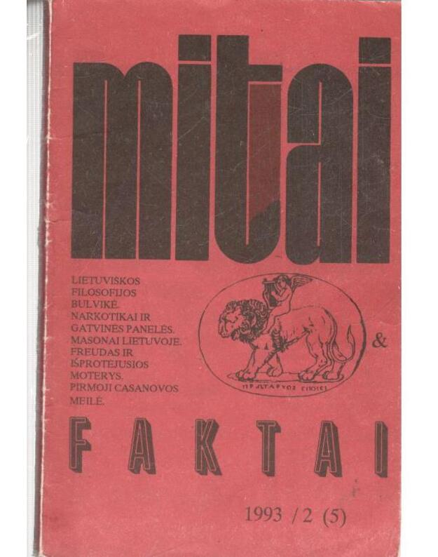 Mitai ir faktai 1993/2 (5) - red. Algimantas Bučys