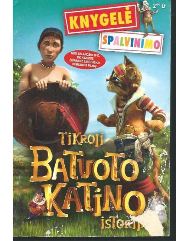 Tikroji Batuoto Katino istorija. Spalvinimo knygelė - 