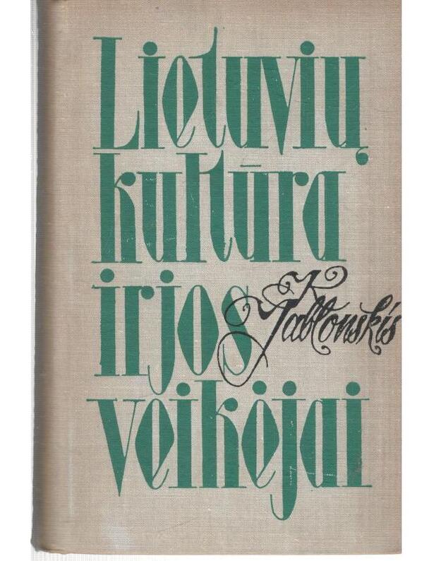 Lietuvių kultūra ir jos veikėjai - Jablonskis Konstantinas